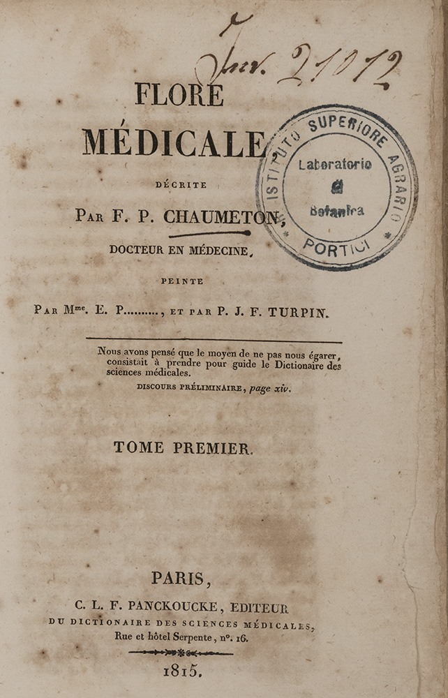 044_Francois-Pierre-Chaumeton_Flore-medicale