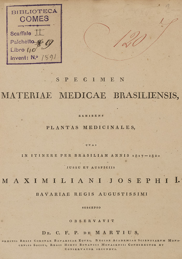 047_Charles-Frederic-Philip-de-Martius_Specimen-materiae-medicae-brasiliensis